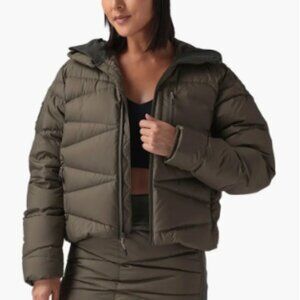 Backcountry Stansbury Allied Down Puffer Jacket Hooded Cropped - XS